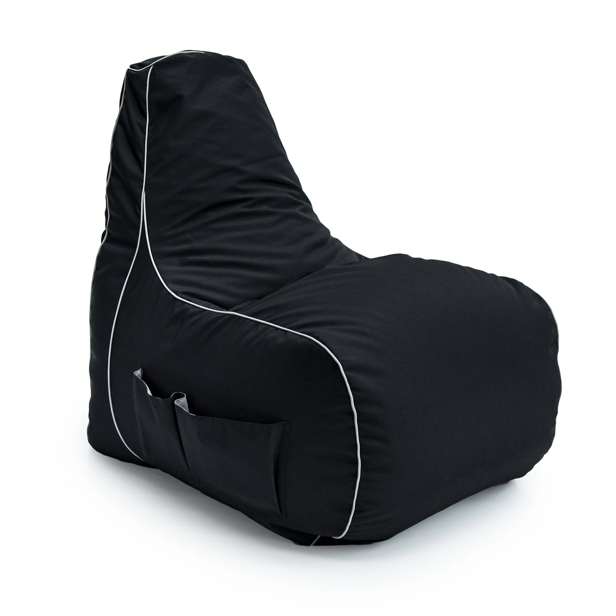 Gaming High Back Bean Bag Chair Indoor Kids Beanbag with Side Pockets