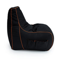 Gaming High Back Bean Bag Chair Indoor Kids Beanbag with Side Pockets