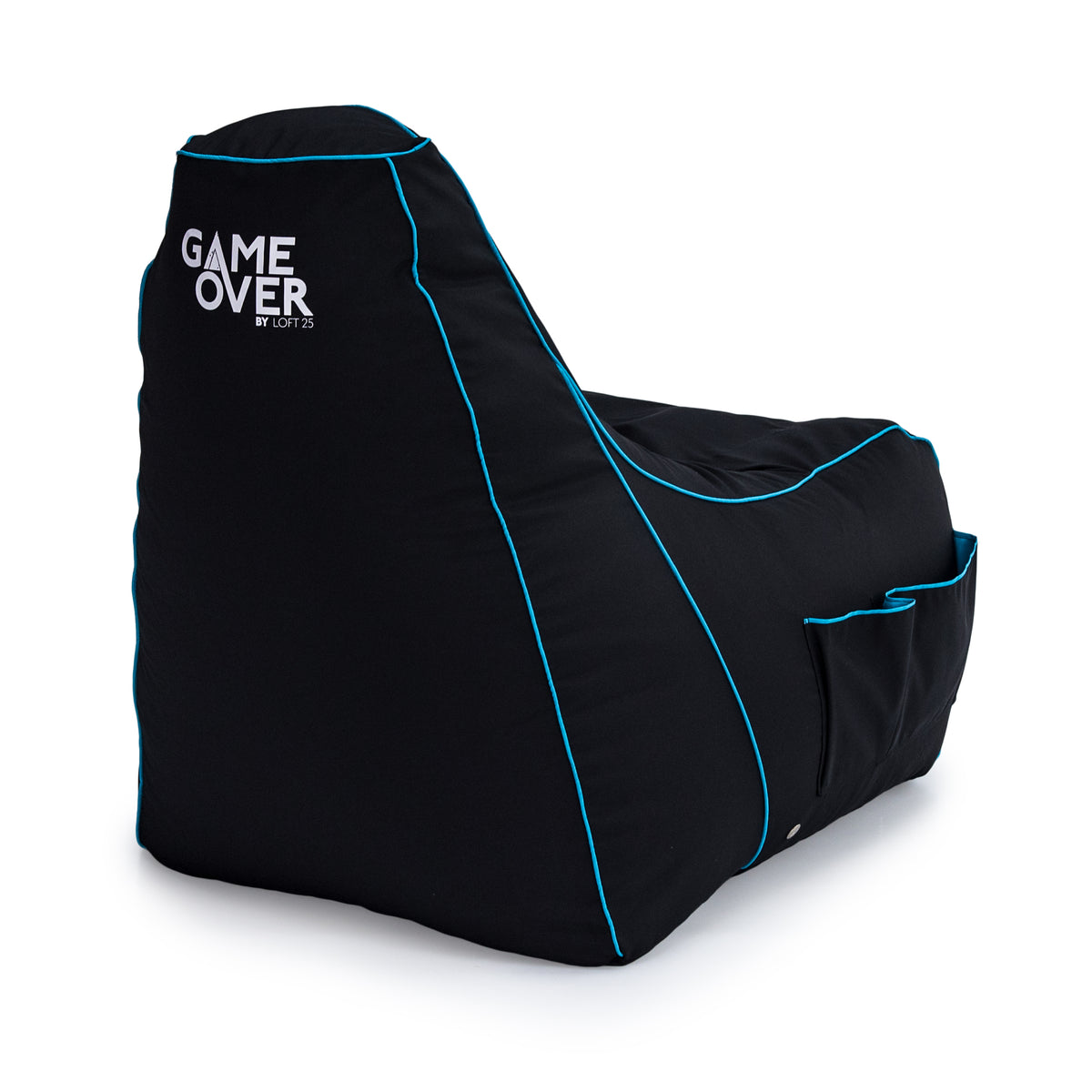 Game Over Gaming Bean Bag Chair for Adult Water Resistant Indoor Gamer Beanbag Chair