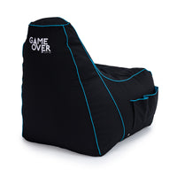Game Over Gaming Bean Bag Chair for Adult Water Resistant Indoor Gamer Beanbag Chair