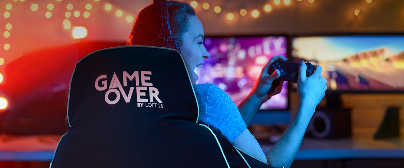 Gaming Bean Bags Chairs Game Over Store