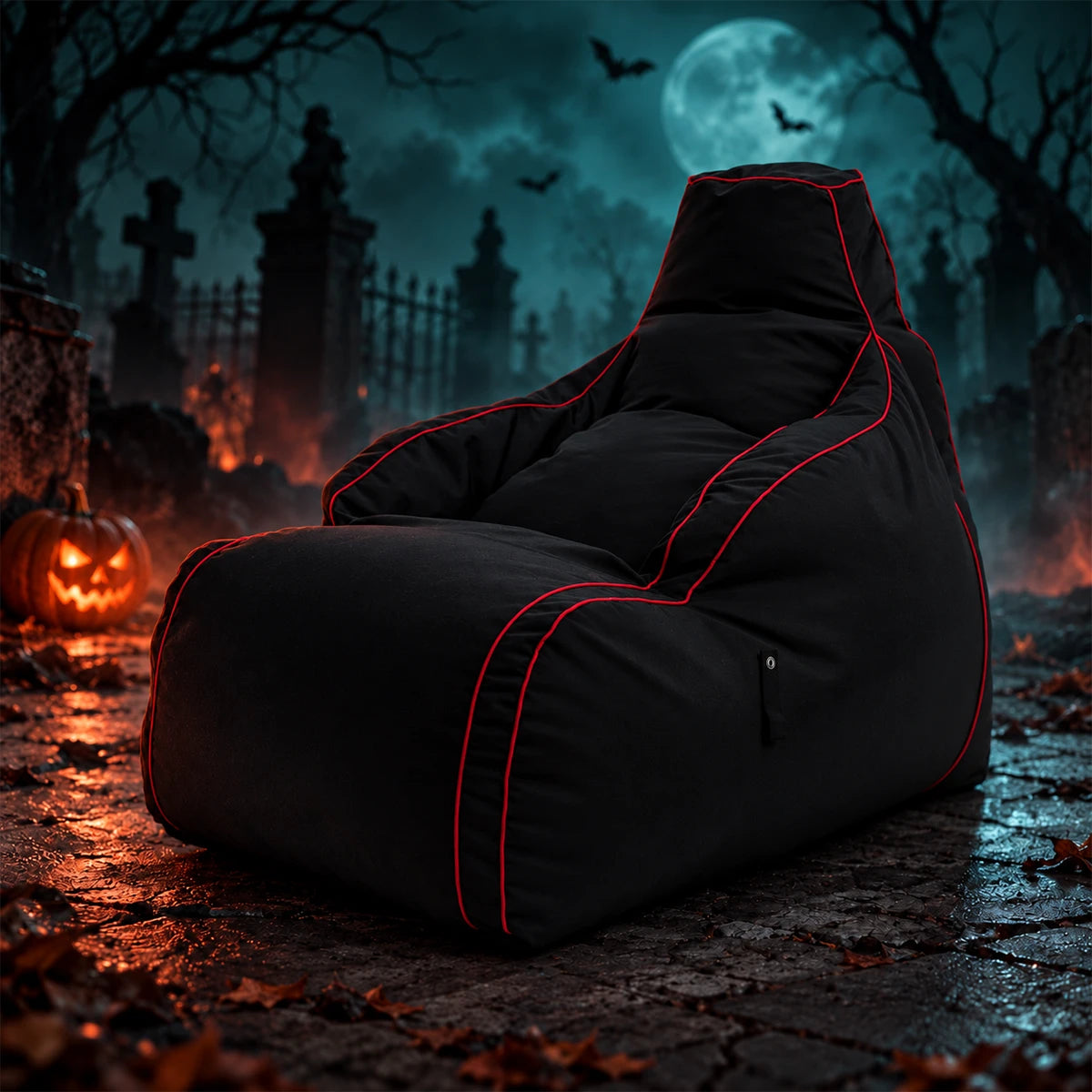 Game Over Large Bean Bag - Giant Gaming Bean Bag Chair Indoor & Outdoor Gamer Lounger