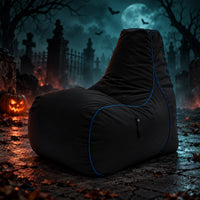 Gaming High Back Bean Bag Chair Indoor Kids Beanbag with Side Pockets