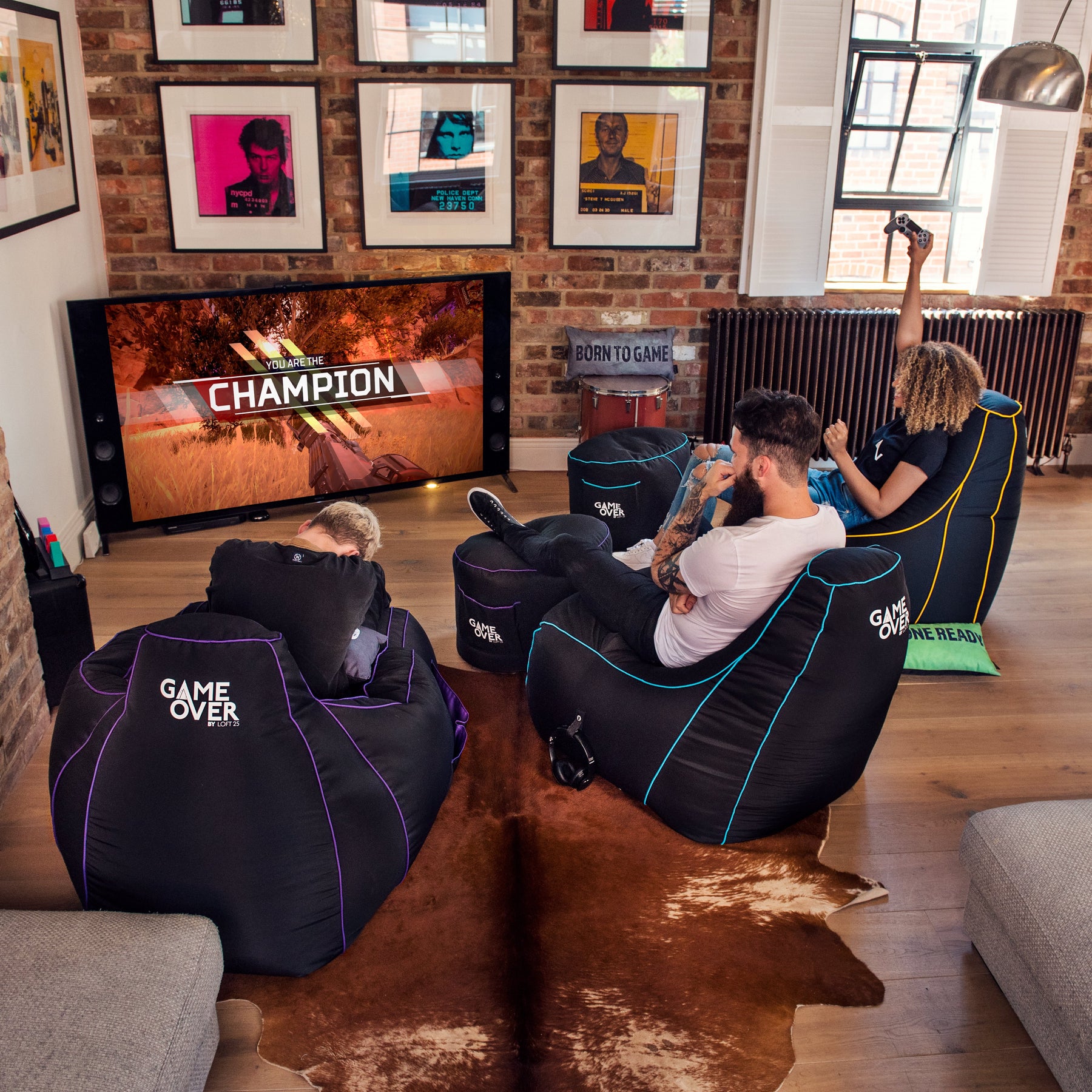 GameOver Gaming Bean Bag Chair Fire Rune Game Over Store gameover-gaming-bean-bag-chair-fire-rune-game-over-store